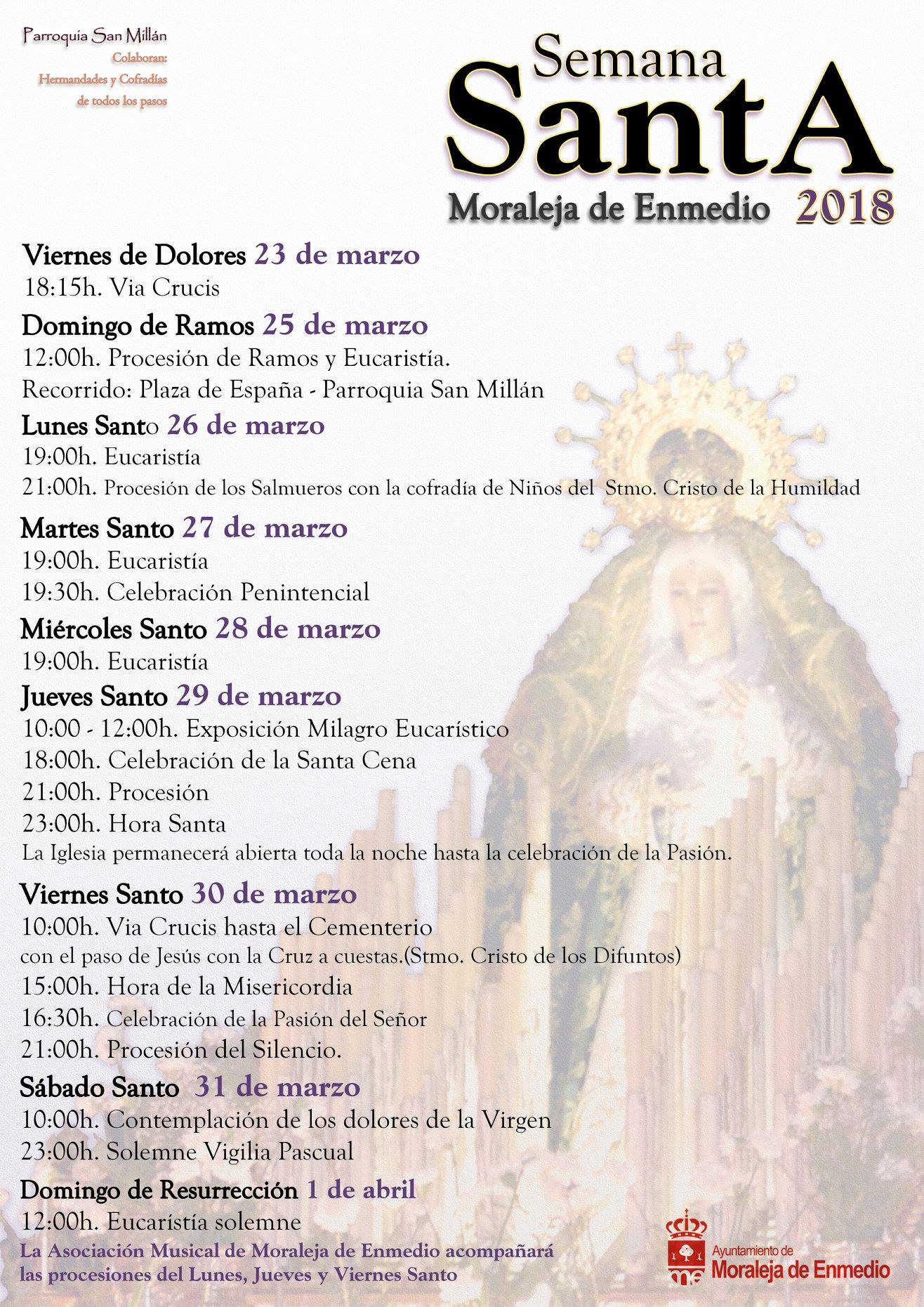 Semana Santa en Moraleja de En medio 2018 Moraleja de Enmedio
